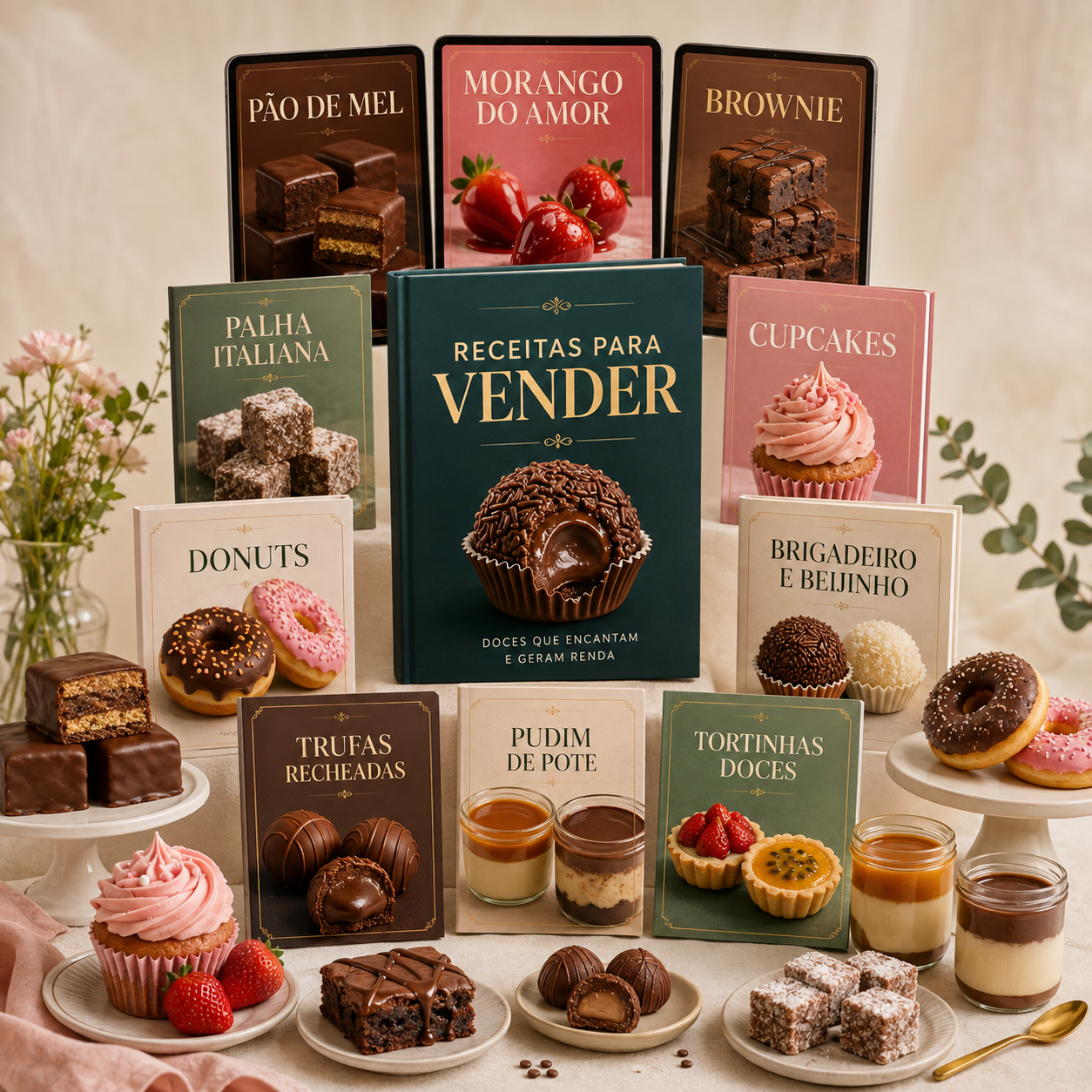 E-books de receitas para vender
